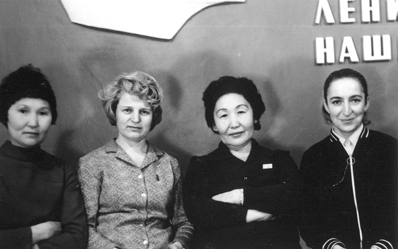 Черский. 1971 год. Работники отдела пропаганды и агитации