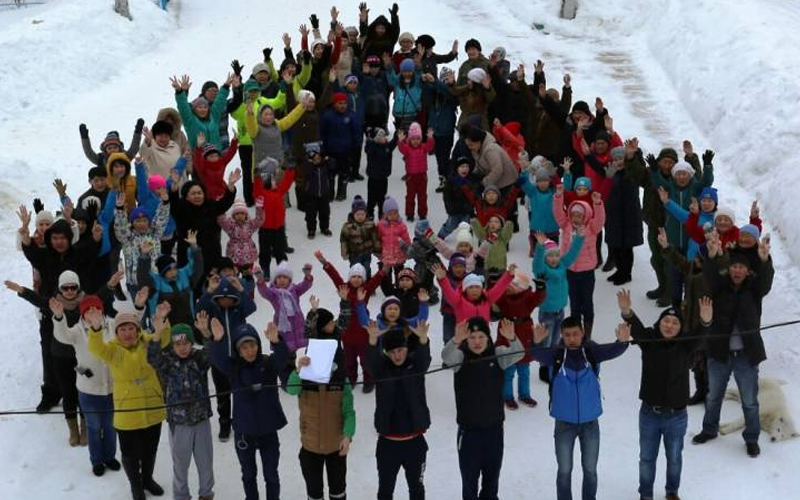 Флешмоб в Таас-Юряхе