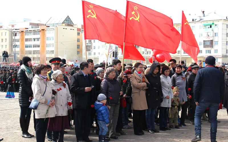 День Победы в Якутске