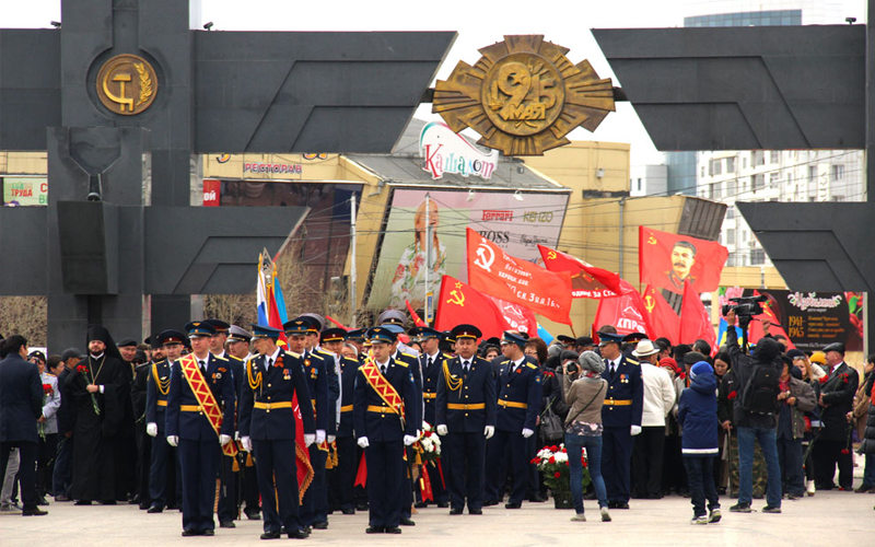 День Победы в Якутске