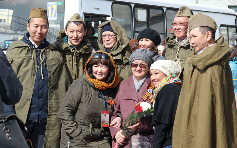 День Победы в Якутске